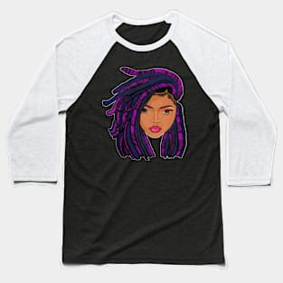 Natural Hair T-Shirt Dreadlocs or Locs 2 Baseball T-Shirt